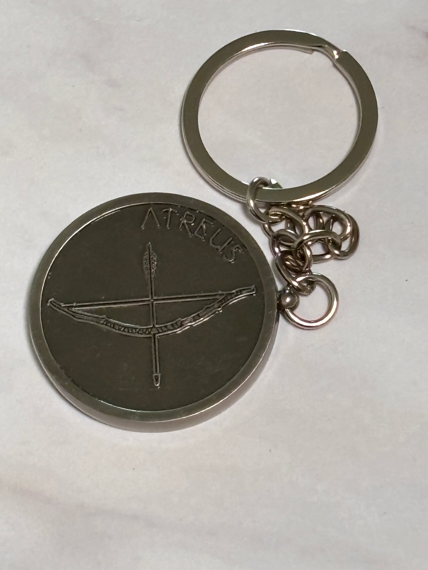 God of War Challenge Coin Kratos Atreus Keychain Loot Crate Limited Edition