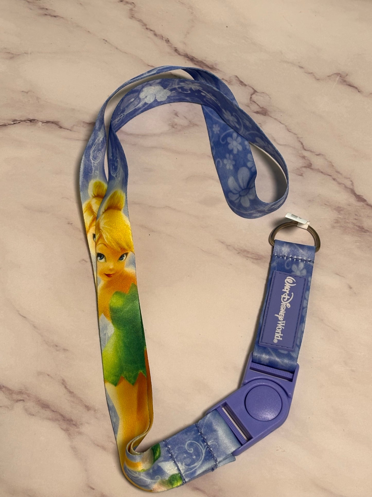 Disney Parks Tinkerbell Pin Lanyard Walt Disney World Pin Holder Collectible