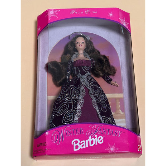 Winter Fantasy Barbie Doll Special Edition 1996 Mattel 17666 New Brunette