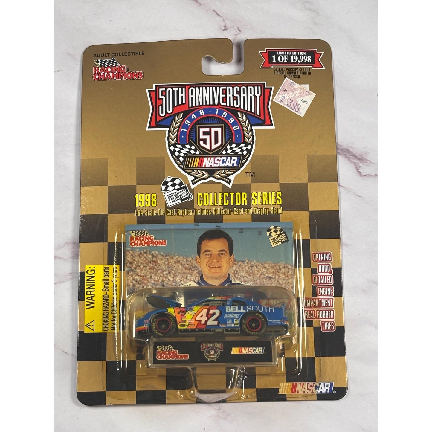 Racing Champions Nascar 1998 Collector Series Joe Nemechek BellSouth #42 1:64