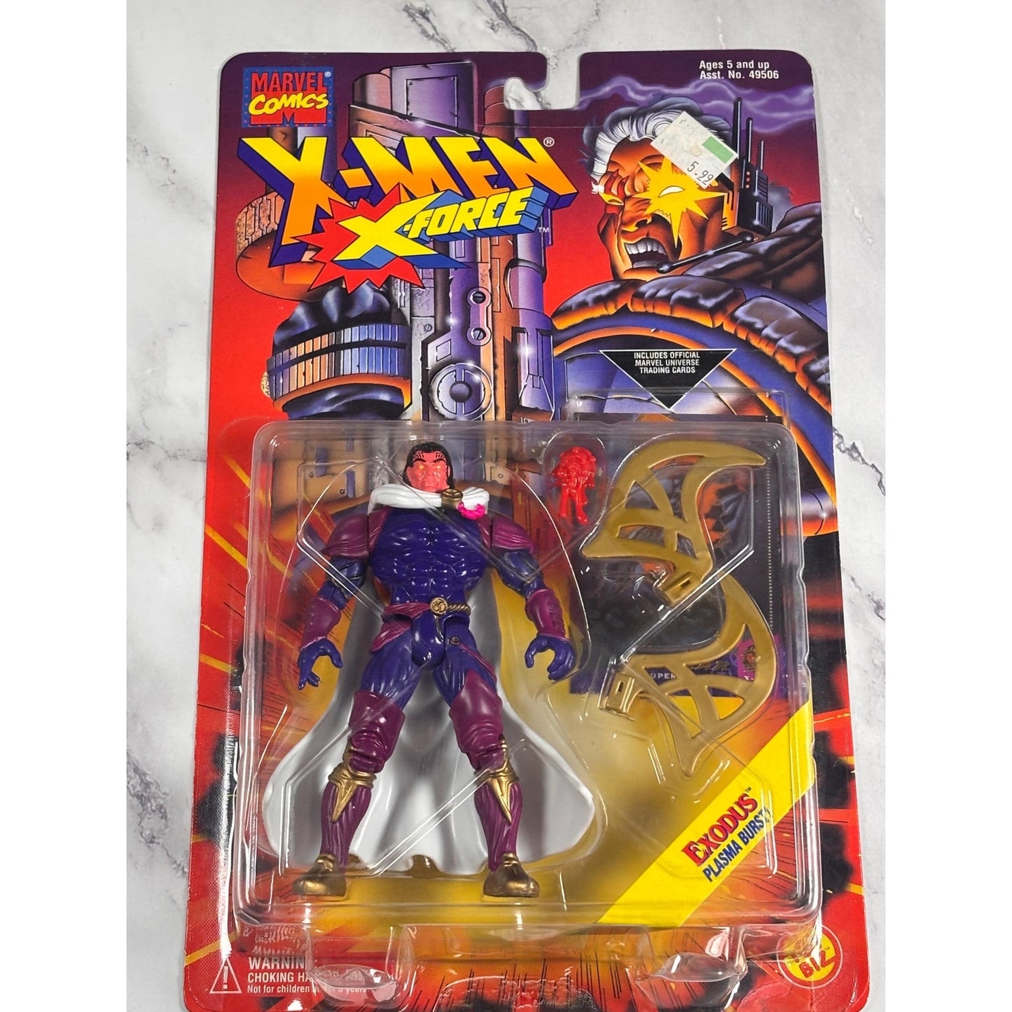 X-Men X-Force Exodus Plasma Burst Marvel Comics Action Figure Toy Biz 1995 New