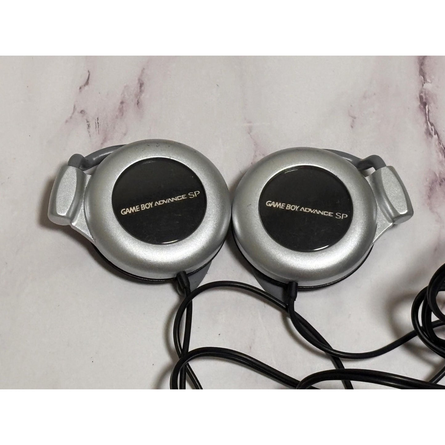 Nintendo DS Headset Original Black/Grey. Earphones w/ ear clips