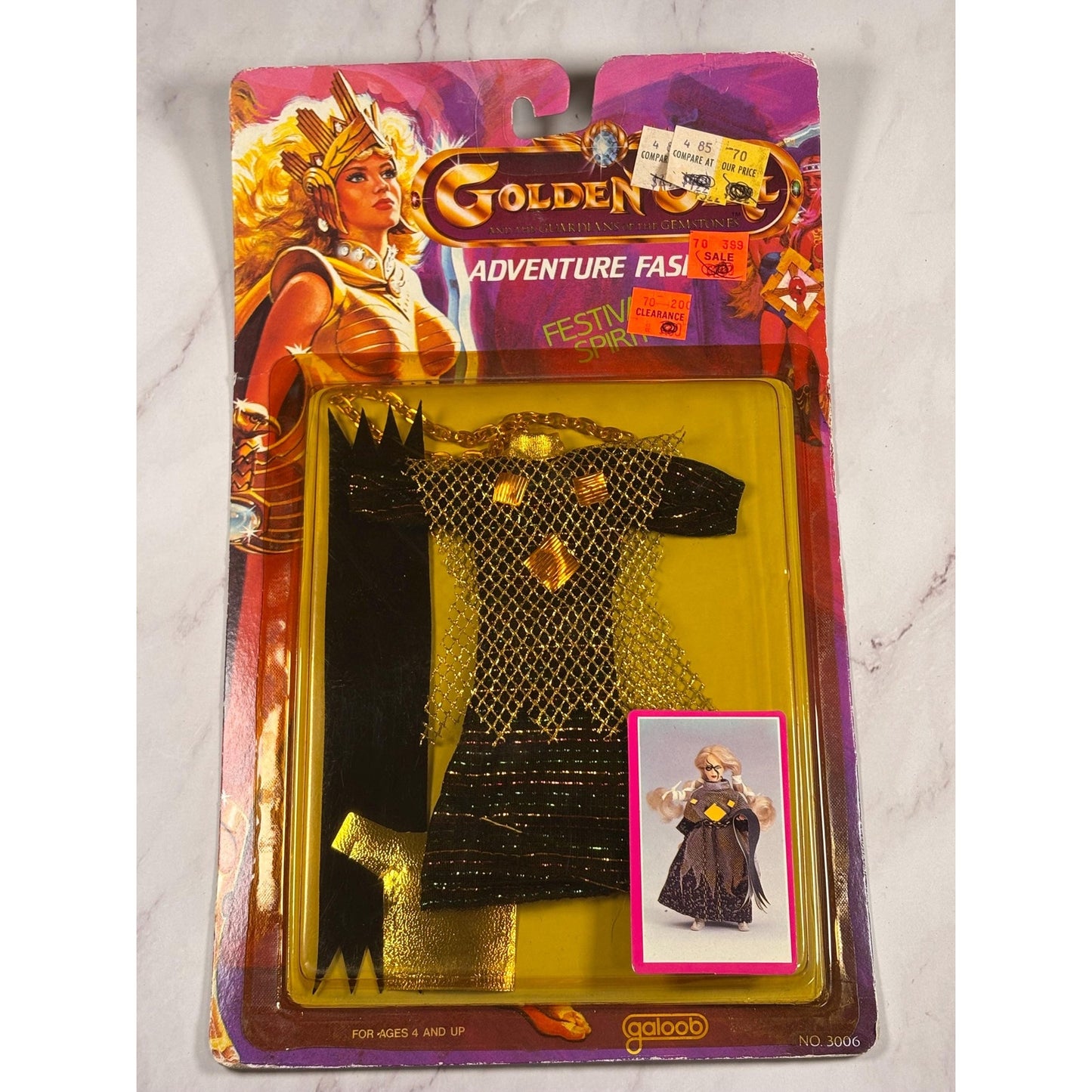 Golden Girl Adventure Fashion Wild Ones Festival Spirit Galoob 1984 New