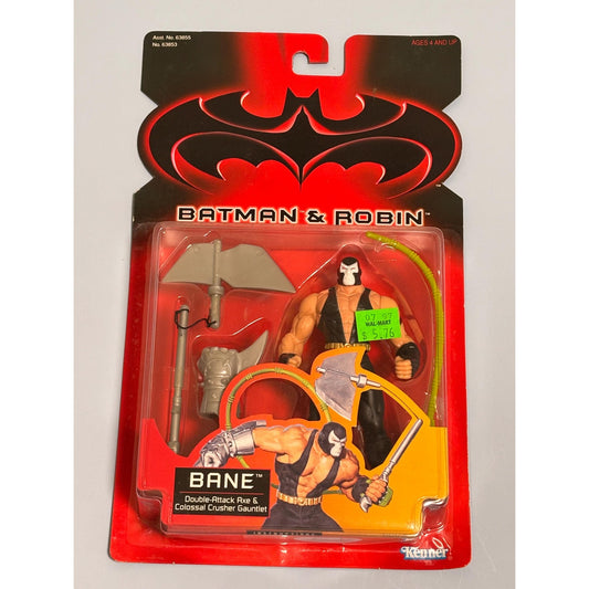 Batman Robin BANE w/Double Attack Axe & Colossal Crusher Gauntlet 1997 Hasbro