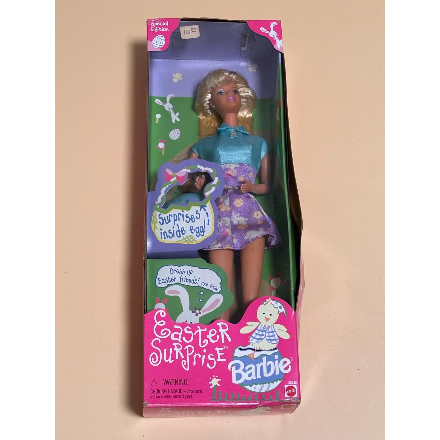 1998 Easter Surprise Barbie Special Edition w/Surprises inside egg MIB 20542