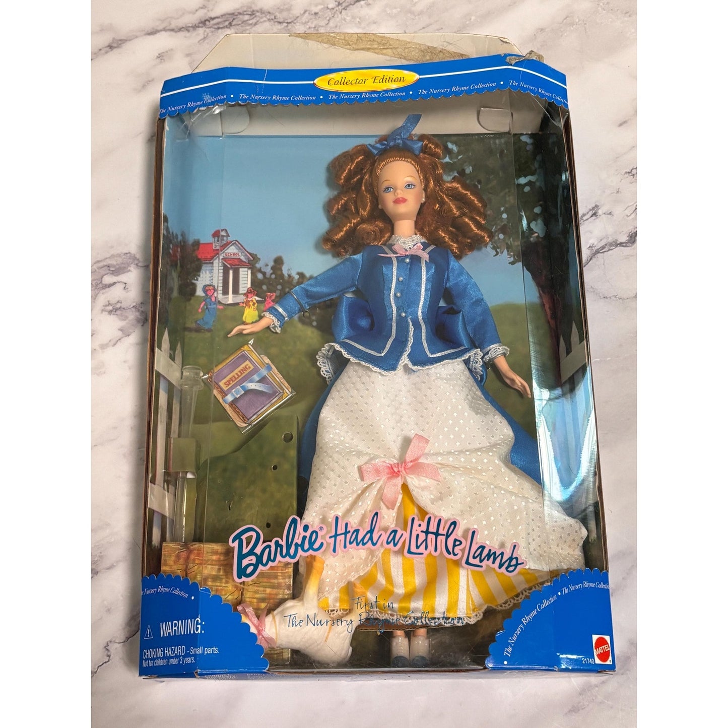 Barbie Mary Had a Little Lamb Nursery Rhyme Collection Coll Edition 1998 #21740