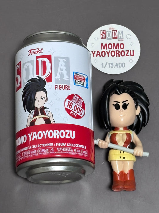 Funko Vinyl Soda: My Hero Academia Momo Yaoyorozu (NYCC) Exclusive, Common
