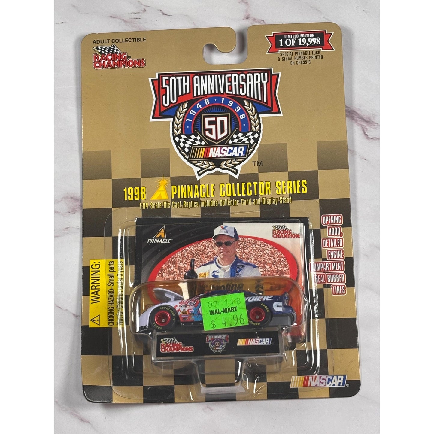 Mark Martin Valvoline 1998 Pinnacle Limited Edition 1 of 19,998 #6 1:64
