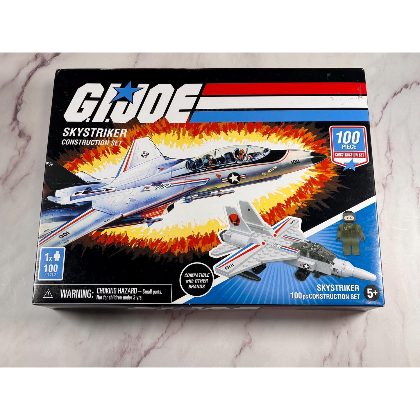 G.l. Joe Skystriker 100 Piece Construction Set Forever Clever Hasbro 2020 New