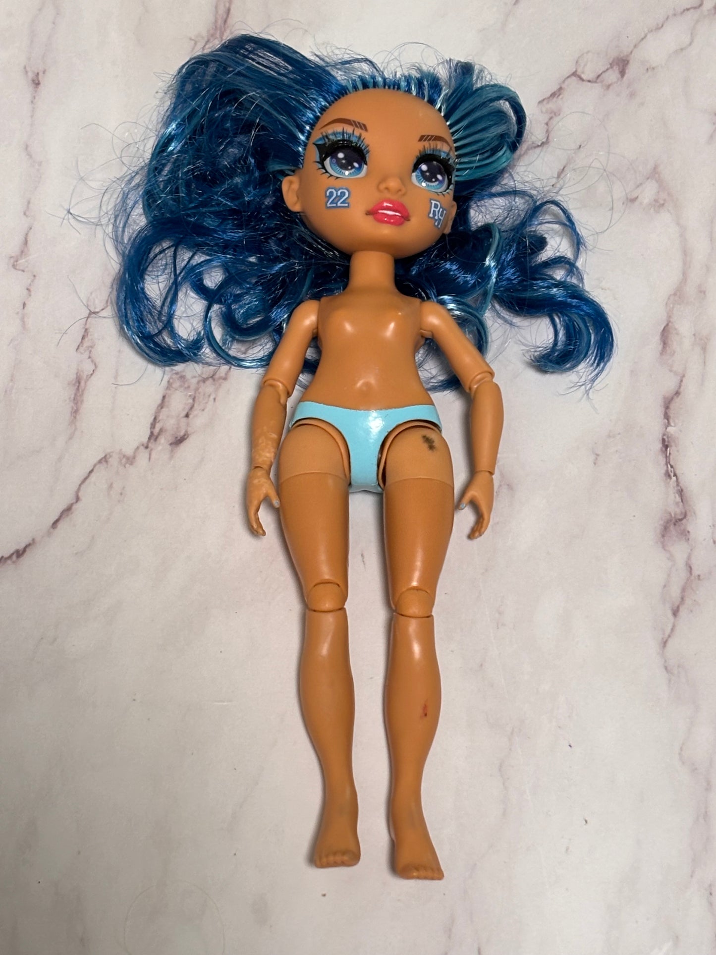 Nude Rainbow High Skyler Bradshaw 11" Fashion Doll 2019 Series 1 Cheerleader MGA