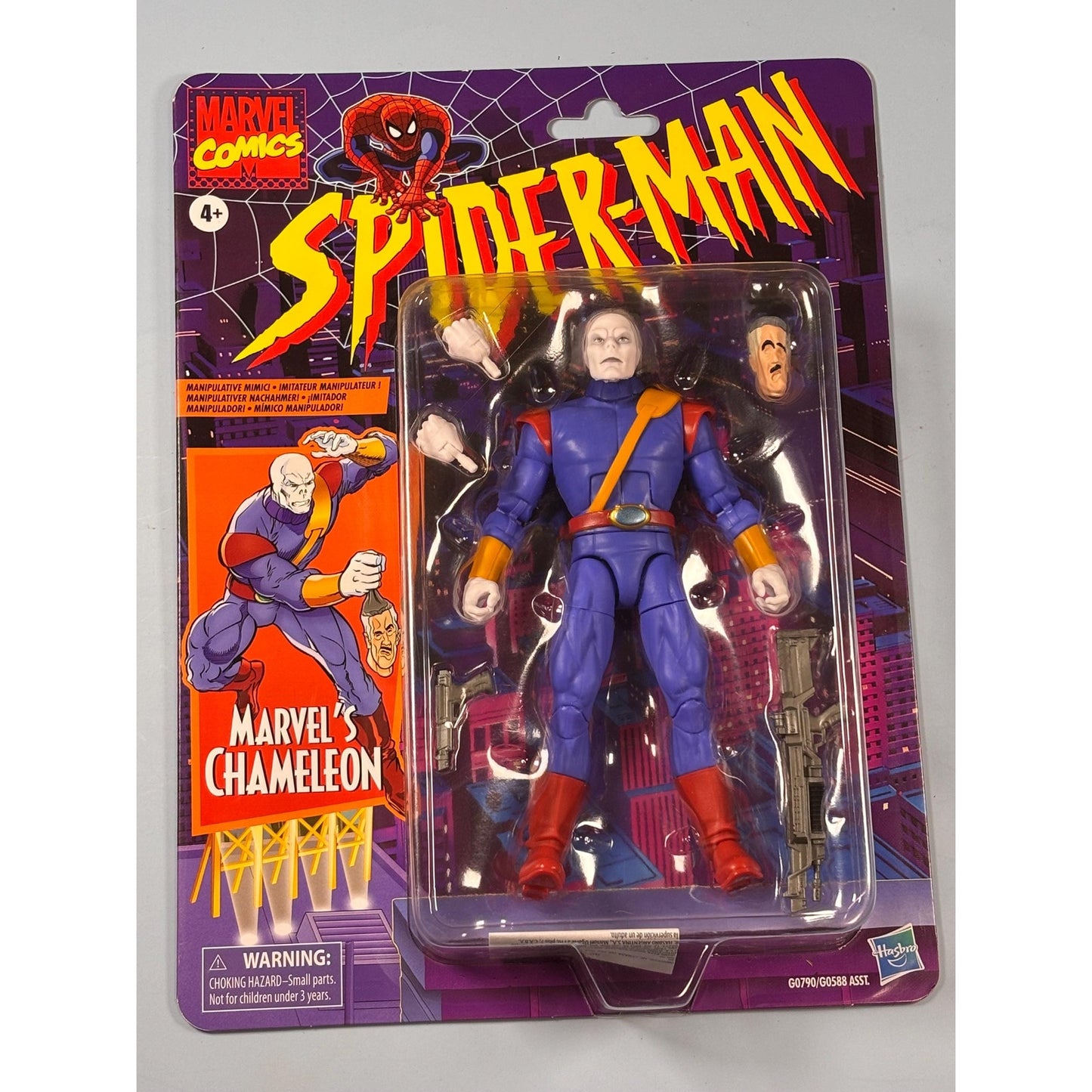 Hasbro Marvel Legends Chameleon Spider-Man Retro Animated Series 6" Figure