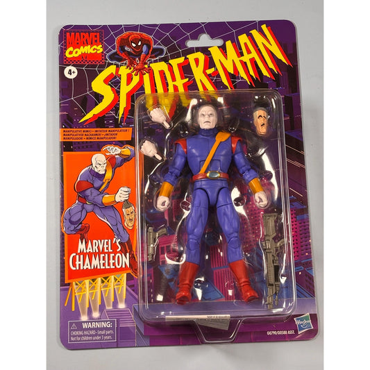 Hasbro Marvel Legends Chameleon Spider-Man Retro Animated Series 6" Figure
