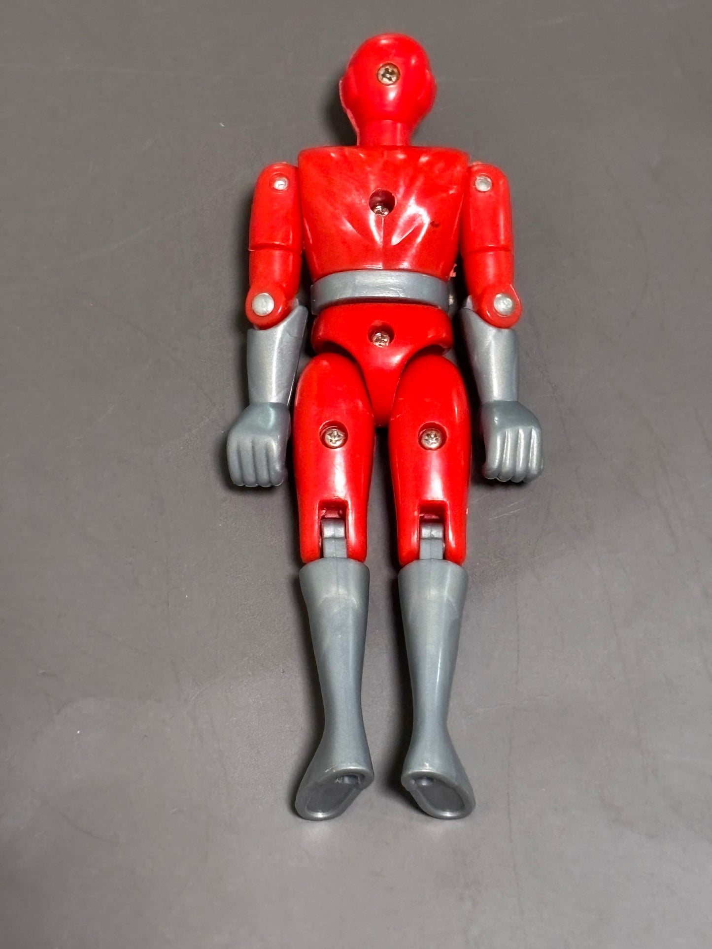 Trendmasters Vintage 1993 MasterBotix Power Rangers Red Action Figure 5”