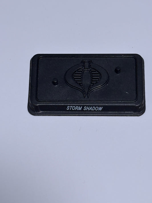GI Joe 25th Anniversary Storm Shadow Vintage Figure Stand Part Accessory 2007