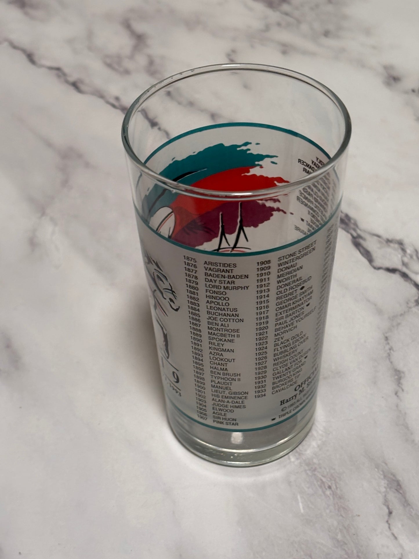 1993 Kentucky Derby Official 119th Churchill Downs Vintage Julep Glass Louisville
