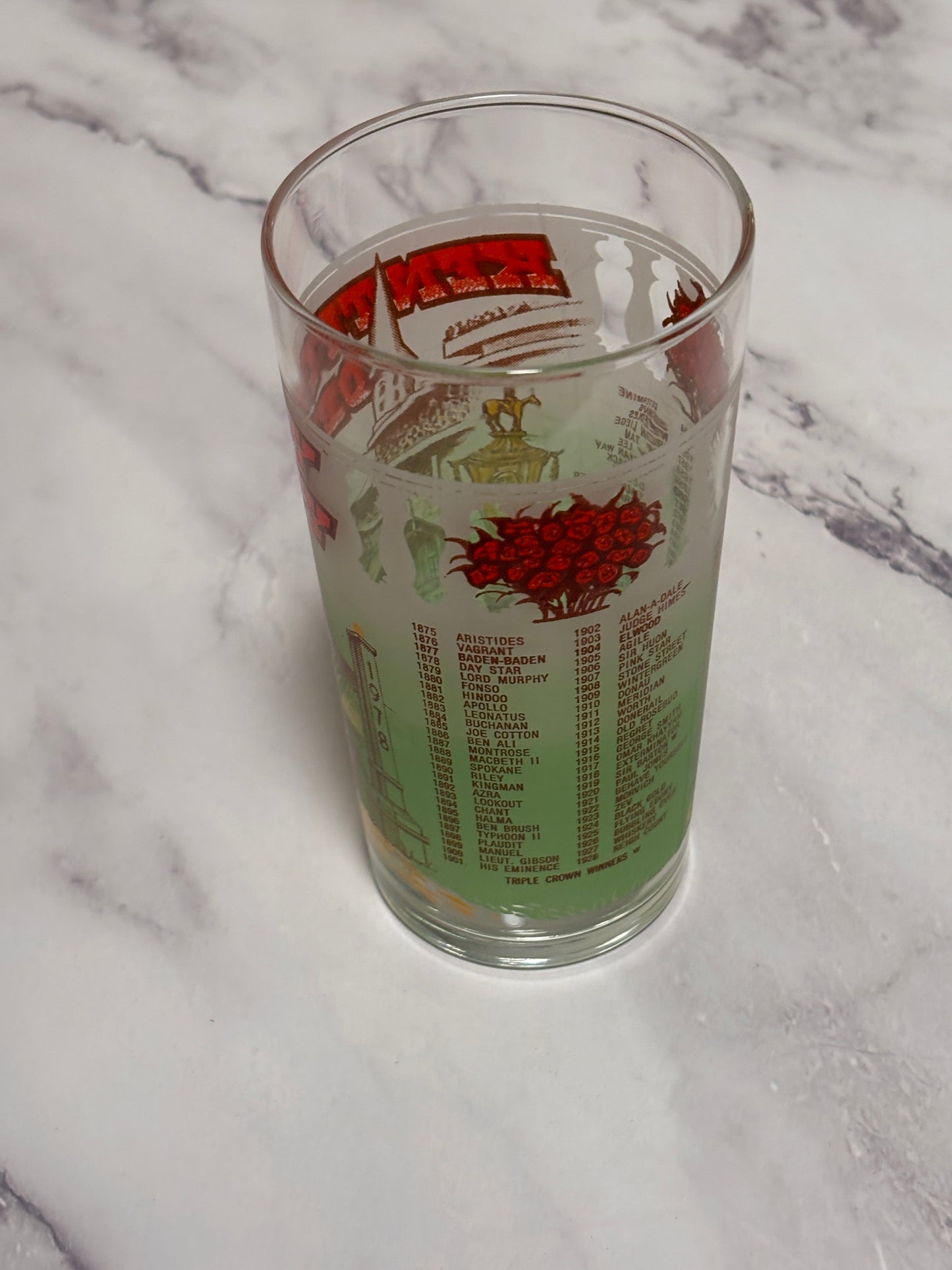 1978 Kentucky Derby Official 104th Churchill Downs Vintage Julep Glass Louisville