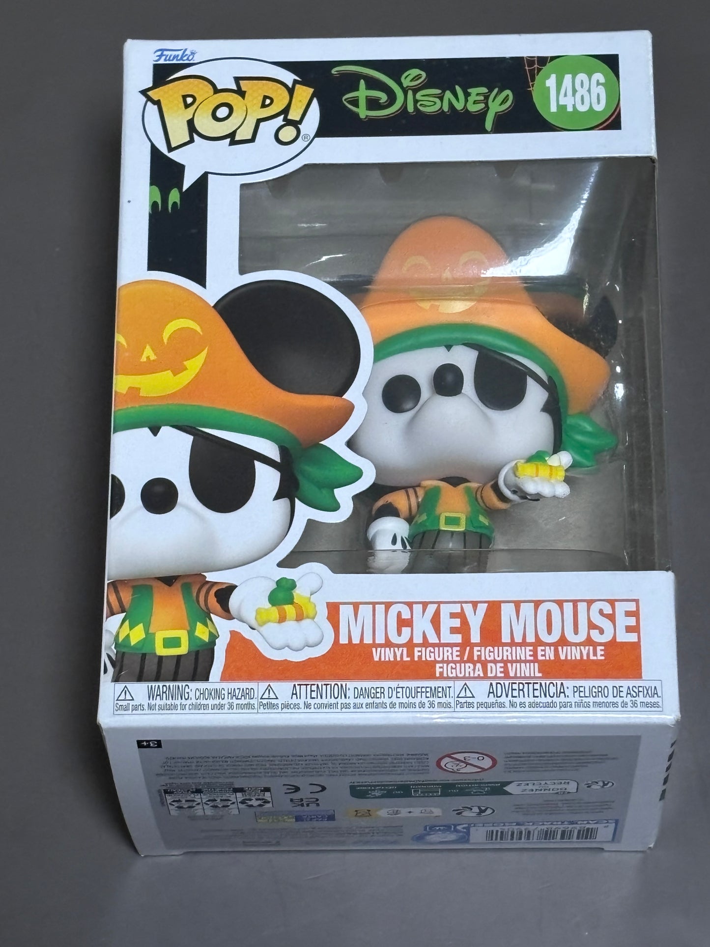 2024 Funko Pop Halloween Disney - Pirate Mickey Mouse Vinyl Figure #1486
