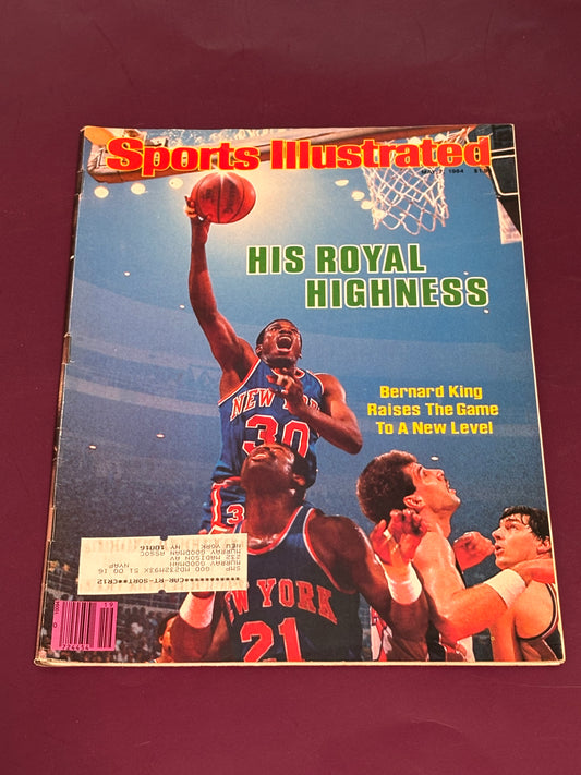 Sports Illustrated Feb 27 1984 Basketball Bernard King Vol 35 No 9 Illustrated Knicks
