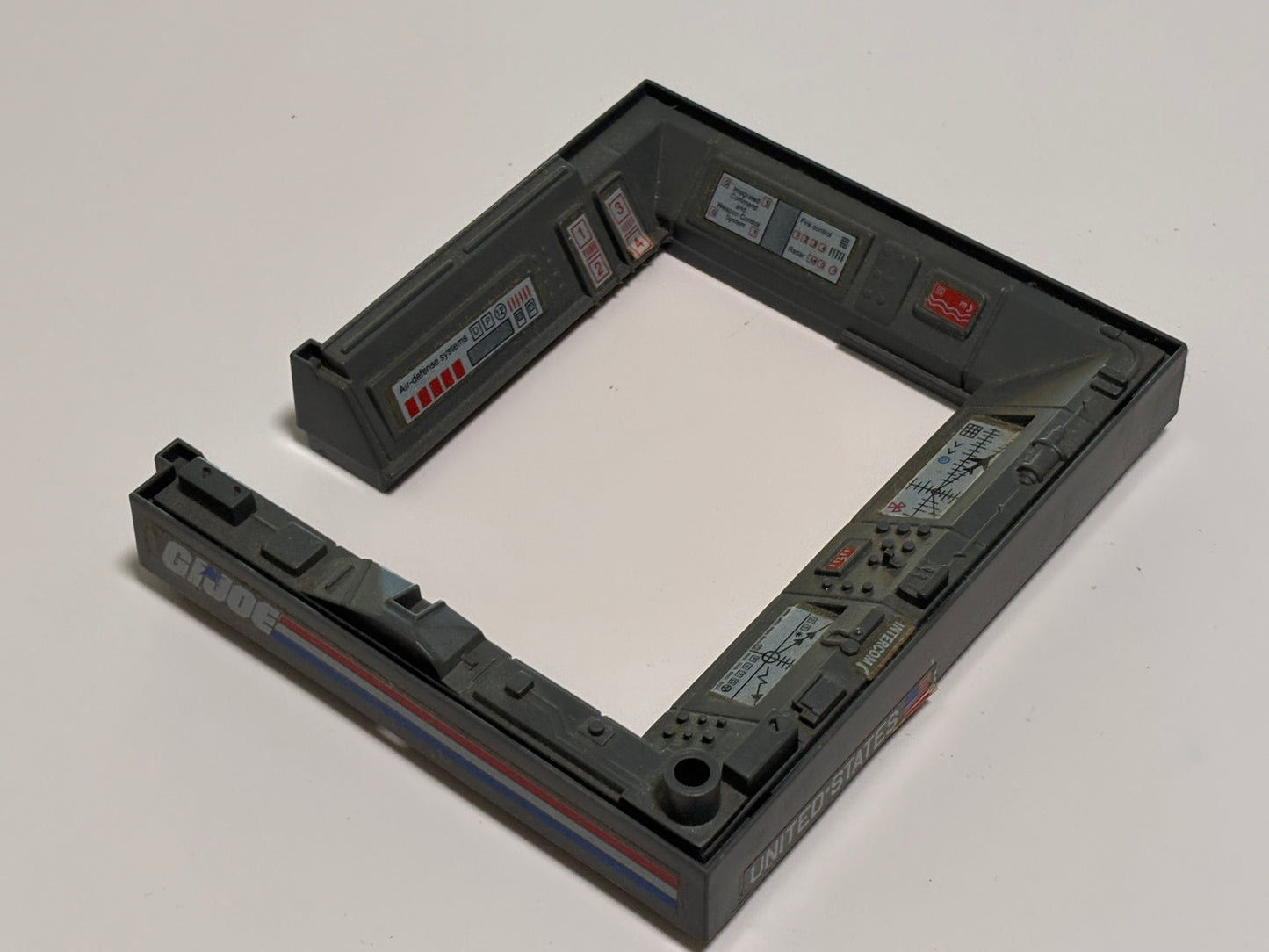 Vintage G.I. Joe Headquarter Comm Center Control Room Panel Piece M-3972-1 ARAH