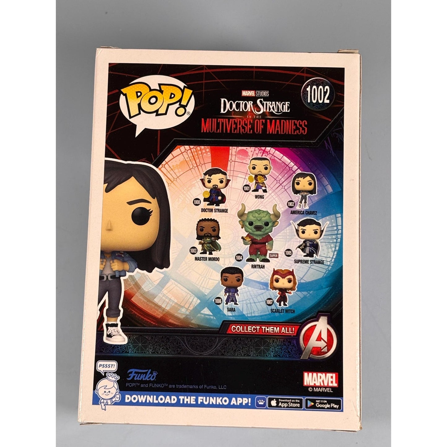 Funko Pop! Doctor Strange: Multiverse Madness America Chavez #1002 New