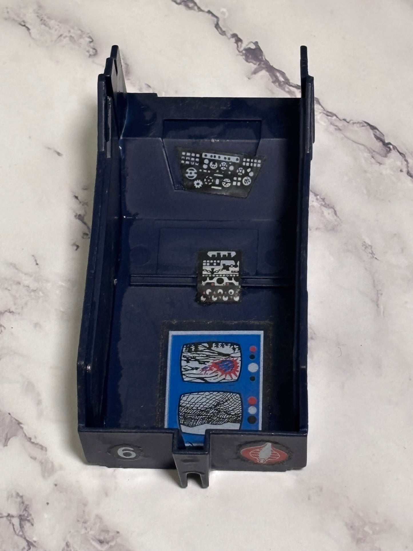 Authentic Cobra Surveillance Port GI Joe 1986 Front Wall Console Computer M-4158-1