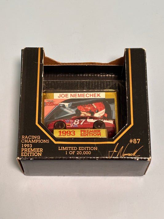 Racing Champion 1993 Premier Edition Joe Nemechek 1:64 Stock Car #87 Nascar 20,000