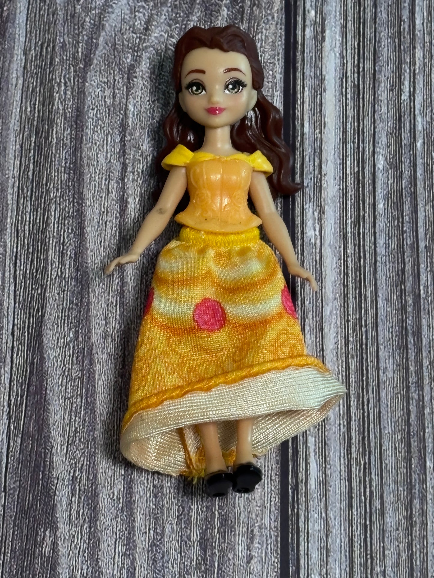 Disney Princess Belle 3.75” Mini Doll Figure Beauty And The Beast Mattel