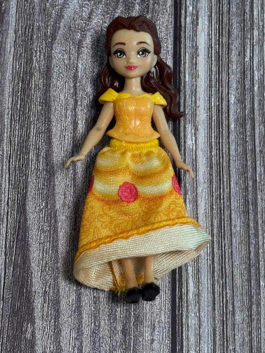 Disney Princess Belle 3.75” Mini Doll Figure Beauty And The Beast Mattel