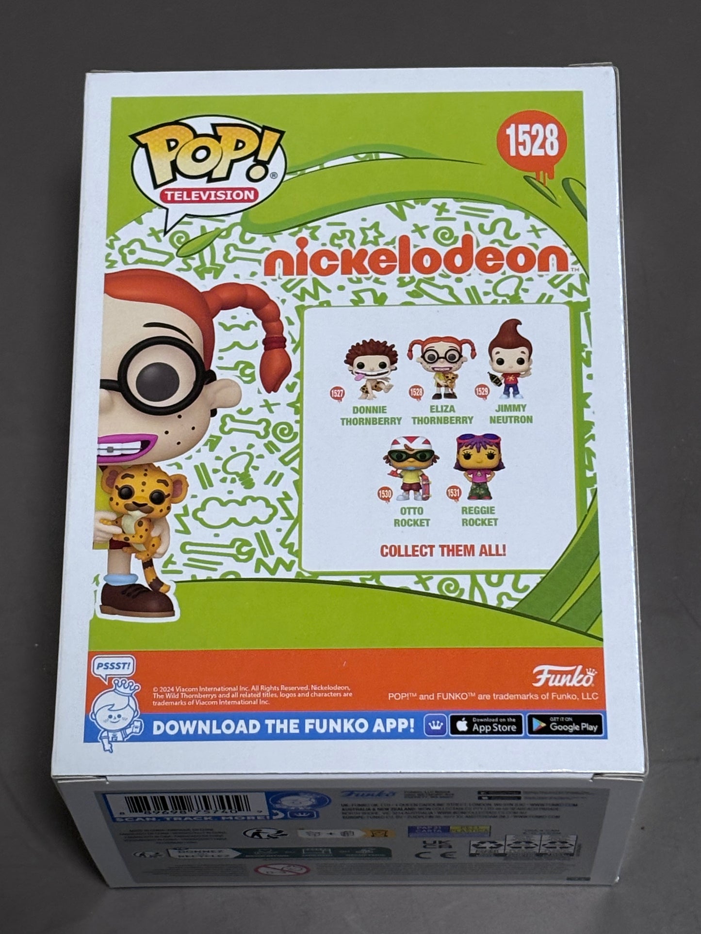 Funko Pop Eliza Thornberry w/ Cheetah cub #1528 The Wild Thornberrys Nickelodeon