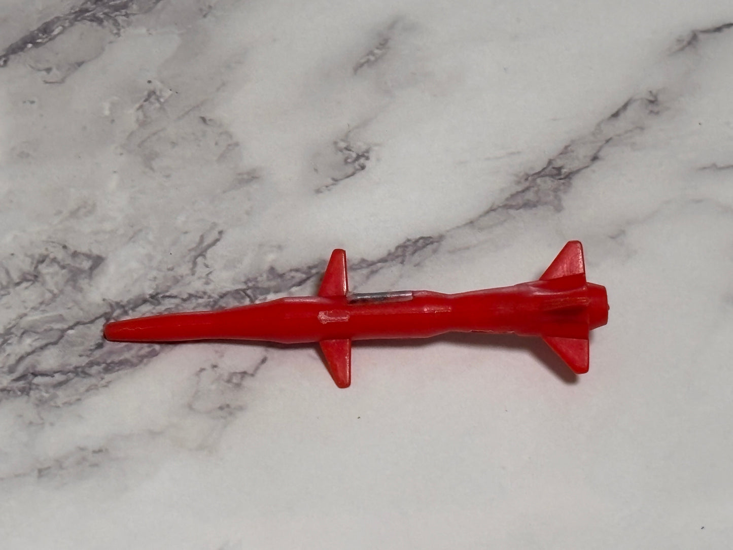 GI Joe Vehicle Cobra Stinger Missile Bomb 1984 Original Part Vintage Orange