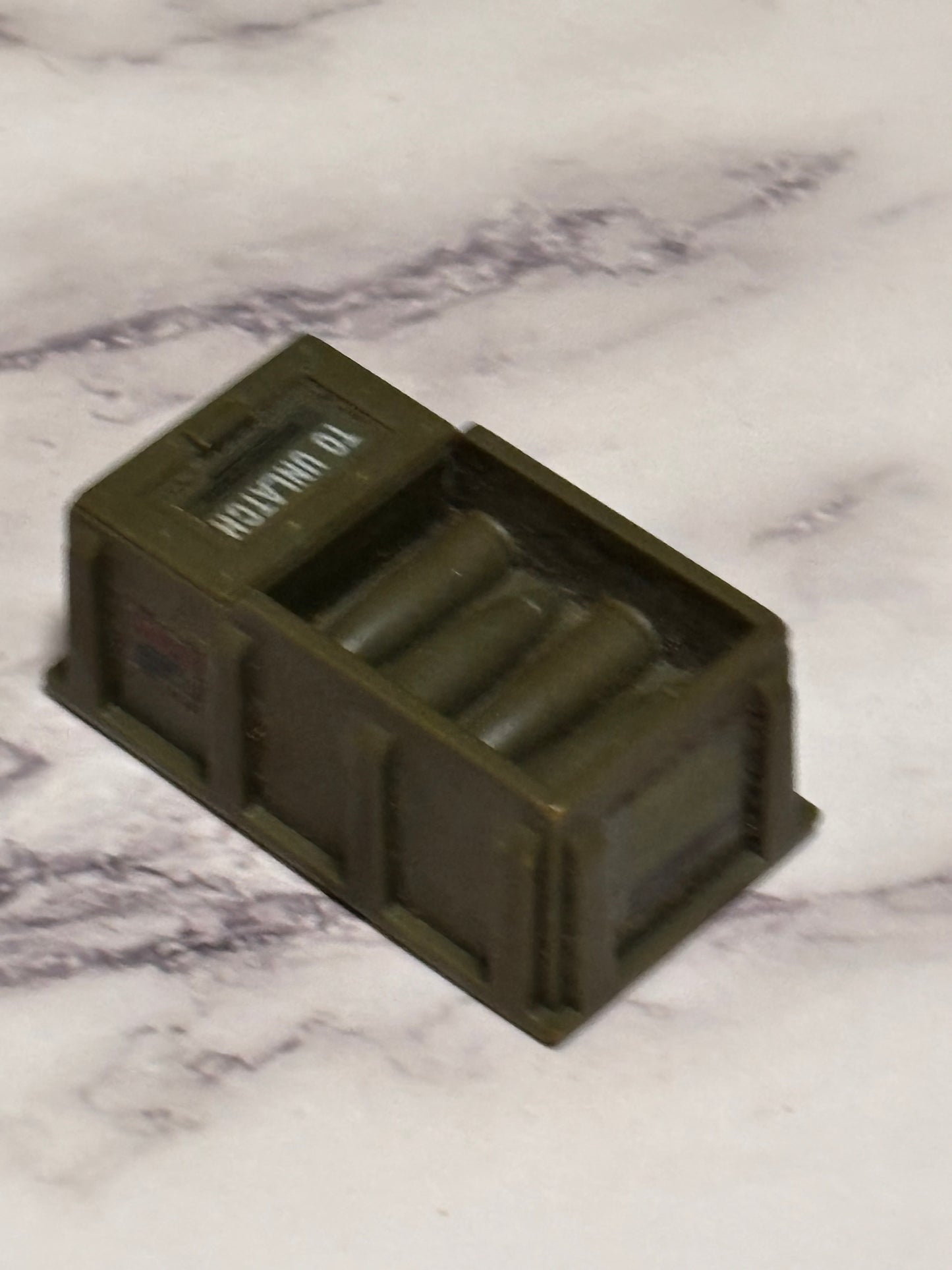 GI Joe Mountain Howitzer Ammo Box Crate Vehicle Part ARAH 1984 Vintage
