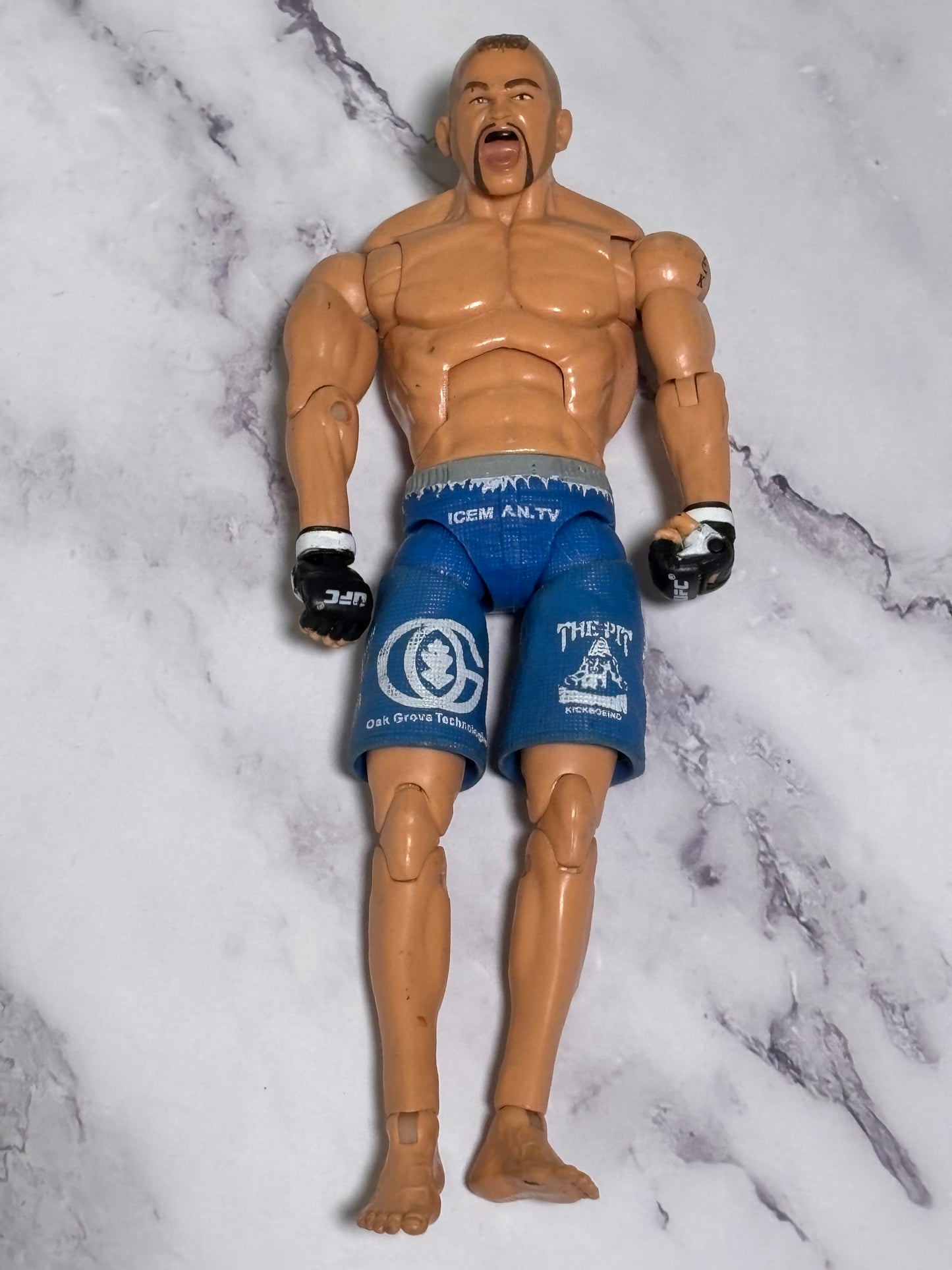 UFC Chuck Liddell The Iceman 2009 Action Figure Series 1 UFC 79 Jakks Pacific