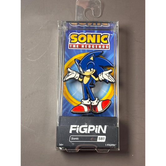 Figpin Sonic The Hedgehog Enamel Pin #581 Sega Brand New