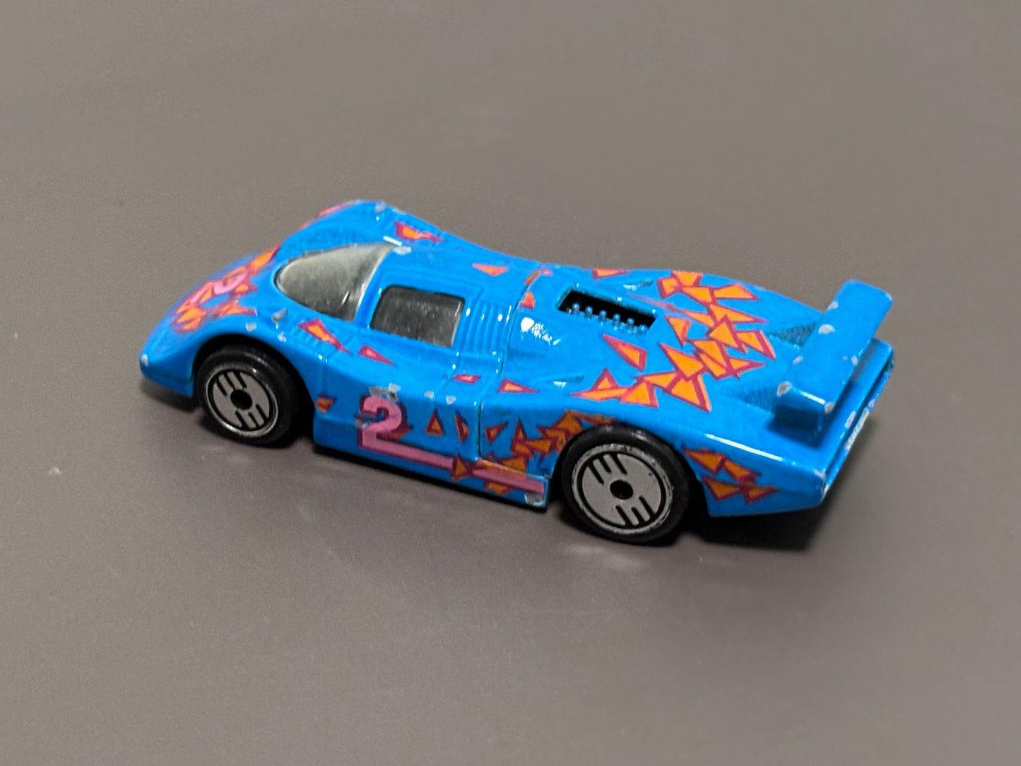 Hot Wheels Sol-Aire CX4 Blue 1983 Vintage Diecast Race Car Mattel Malaysia