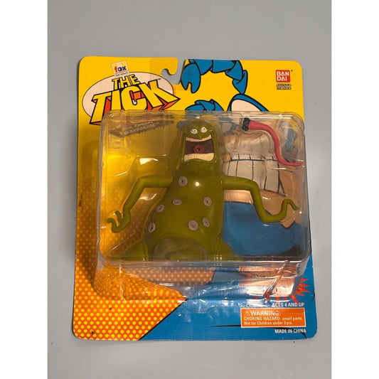 The Tick Evil Tongue Thrakkorzog Action Figure Bandai 1995 Vintage Sealed Fox
