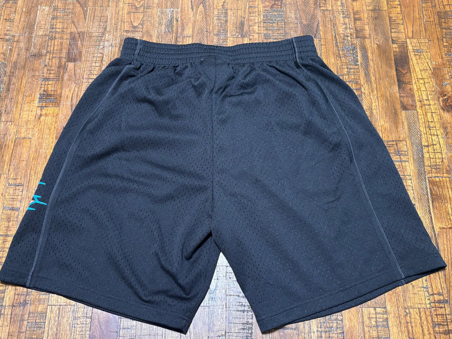 Utah Jazz Mitchell & Ness NBA Retro Hardwood Classic HWC Swingman Reload Shorts Blue Mens Large L New NWOT