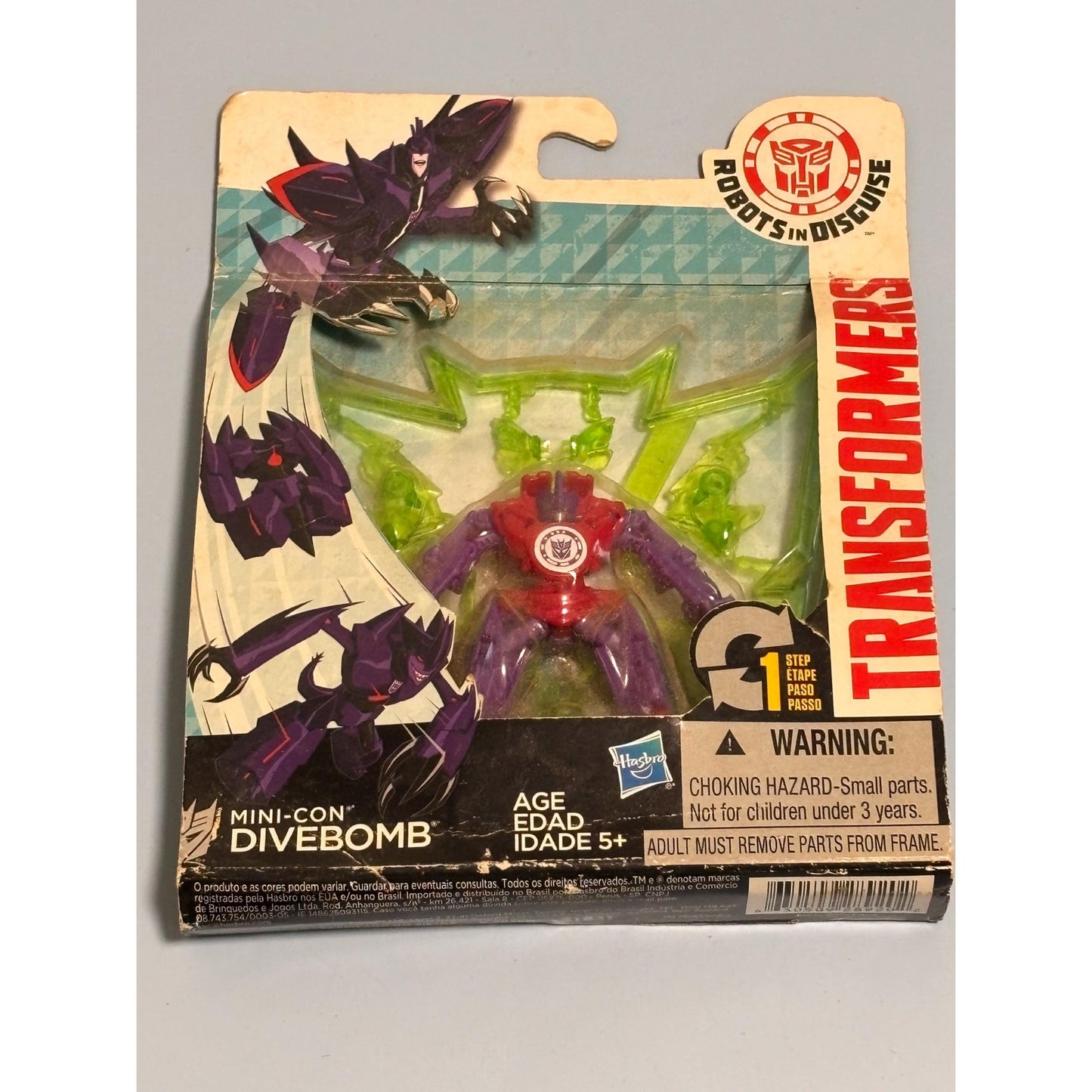Transformers Robots In Disguise (2014) Hasbro Mini-Con Divebomb Toy Figure