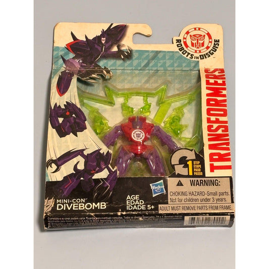 Transformers Robots In Disguise (2014) Hasbro Mini-Con Divebomb Toy Figure