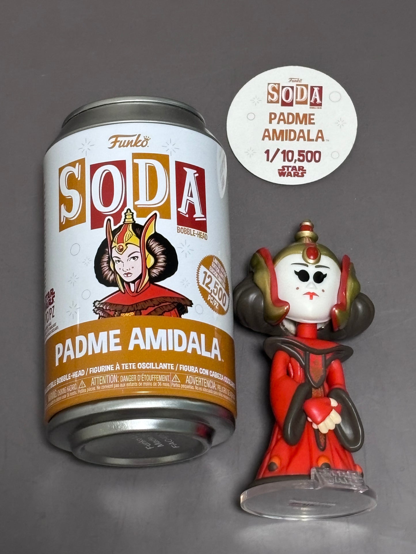 Star Wars Funko Soda Queen Padme Amidala Figure Bobblehead Common 1/10,500