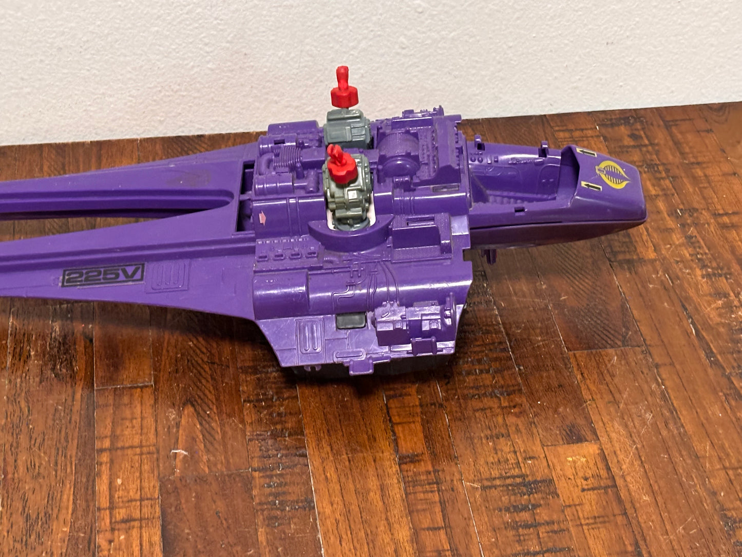 Vintage GI Joe Mamba Cobra Mamba Helicopter Body ARAH Purple 1987