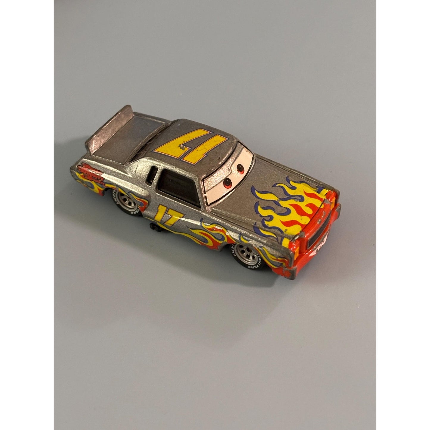 Disney / Pixar Cars The World of Cars Darrell Cartrip Diecast Car #43 Silver