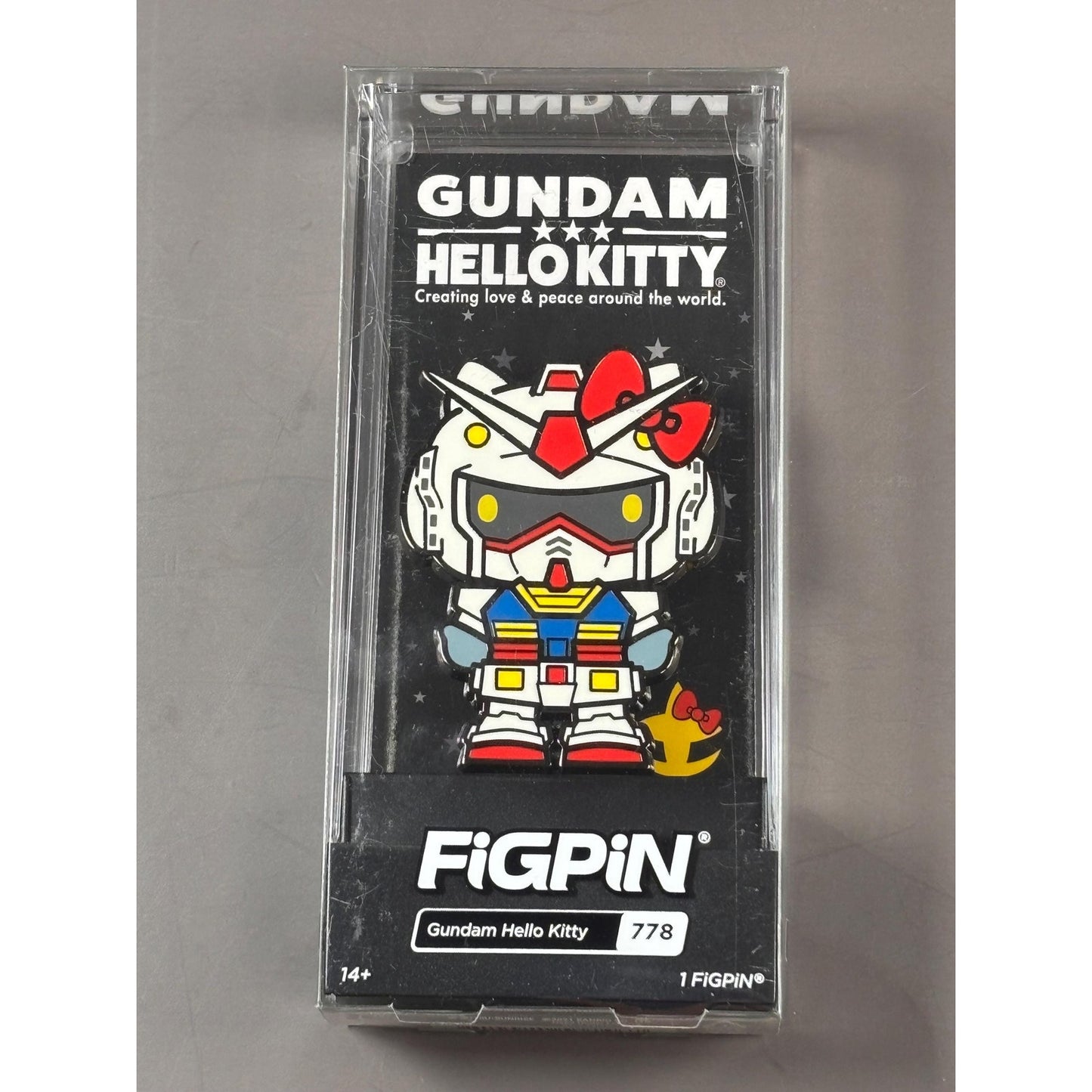 FiGPiN Gundam Hello Kitty Gundam Hello Kitty #778 Sanrio New