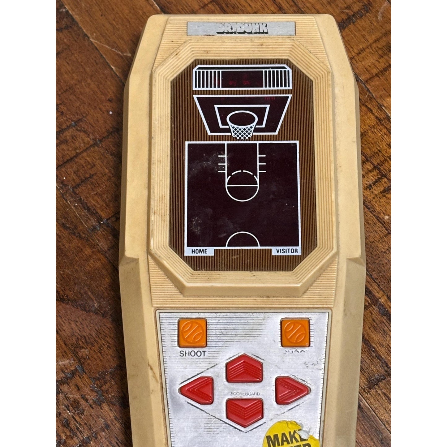 Mattel Electronics Vintage Handheld Basketball Game Tested 1978 Pre-owned