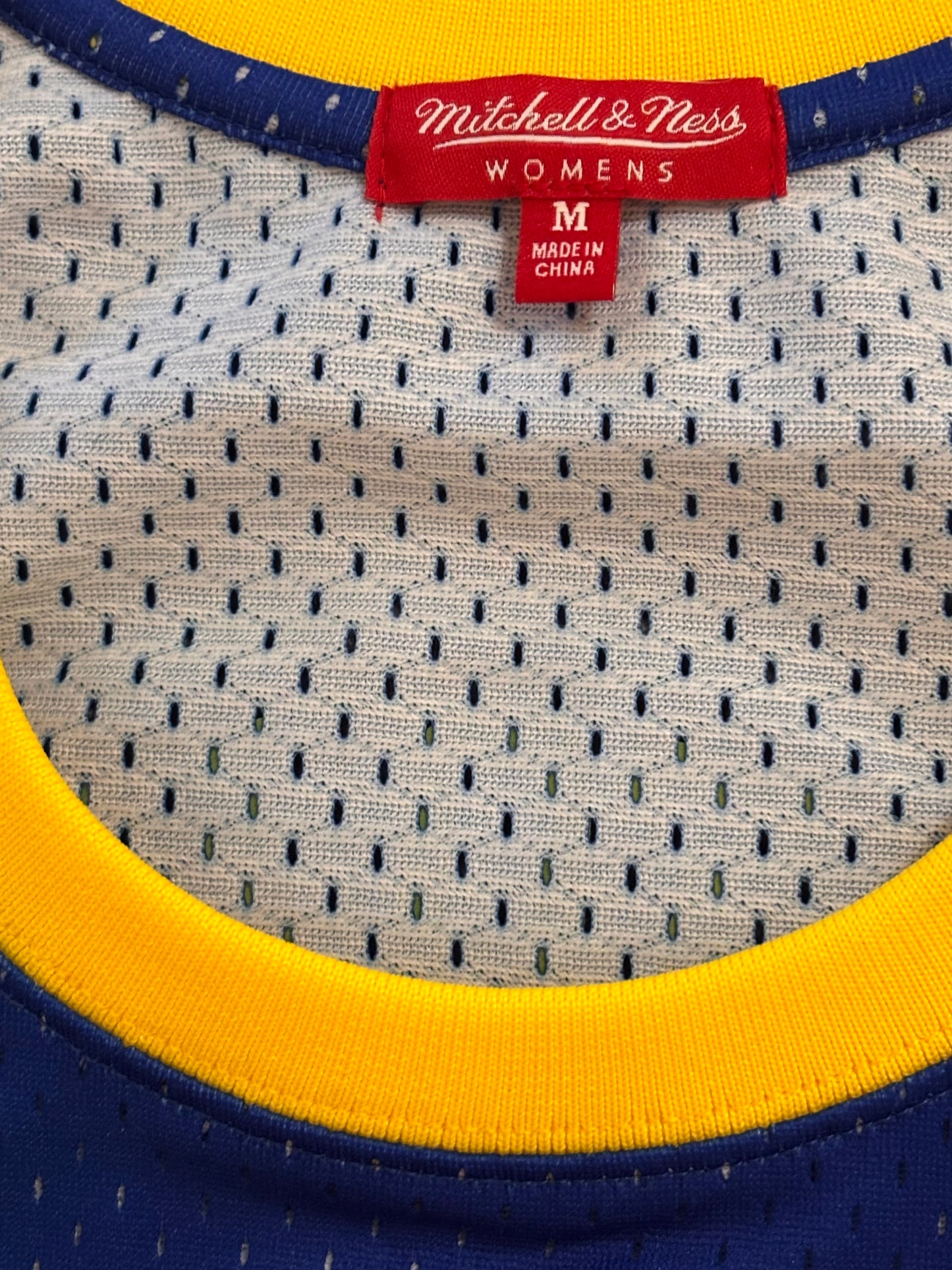 Dikembe Mutombo Denver Nuggets Mitchell & Ness 1991/92 Retro Hardwood Classics Swingman Jersey Royal Blue Women's Medium M New NWOT