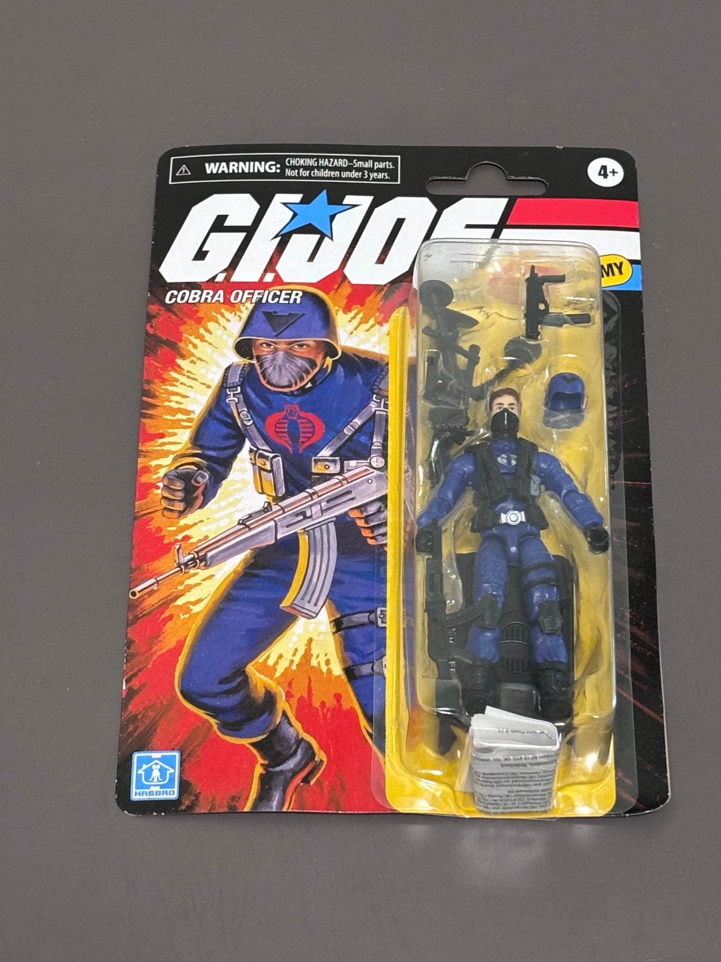 G.I. Joe Retro Cobra Officer Action Figure New Cobra Enemy 3.75”