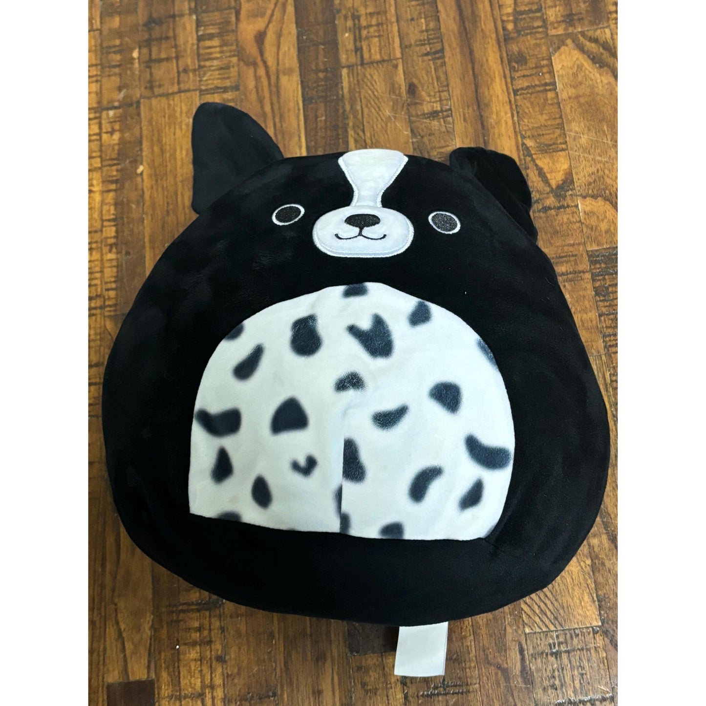 Kellytoy Squishmallow MONTY The Black & White Border Collie Puppy Dog 12" Plush