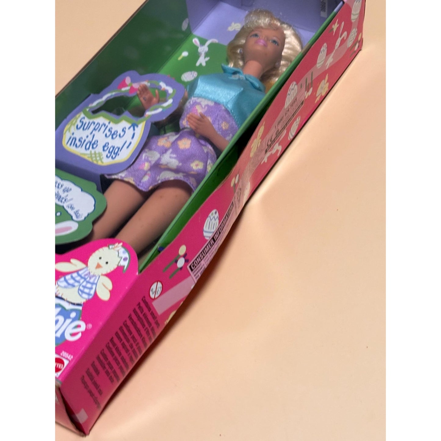 1998 Easter Surprise Barbie Special Edition w/Surprises inside egg MIB 20542