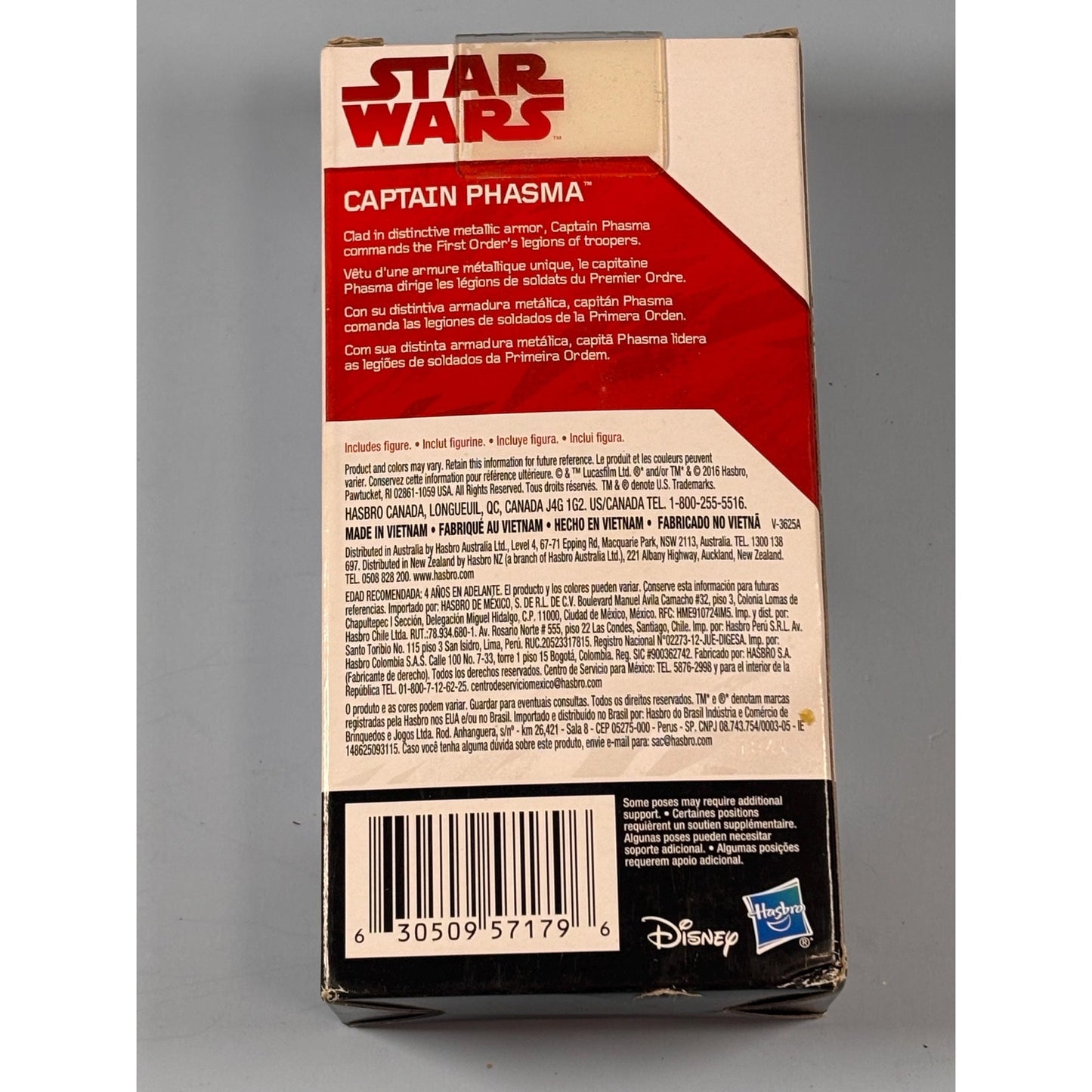 Hasbro Star Wars Stormtrooper Captain Phasma with Blaster 6-Inch Action Figure