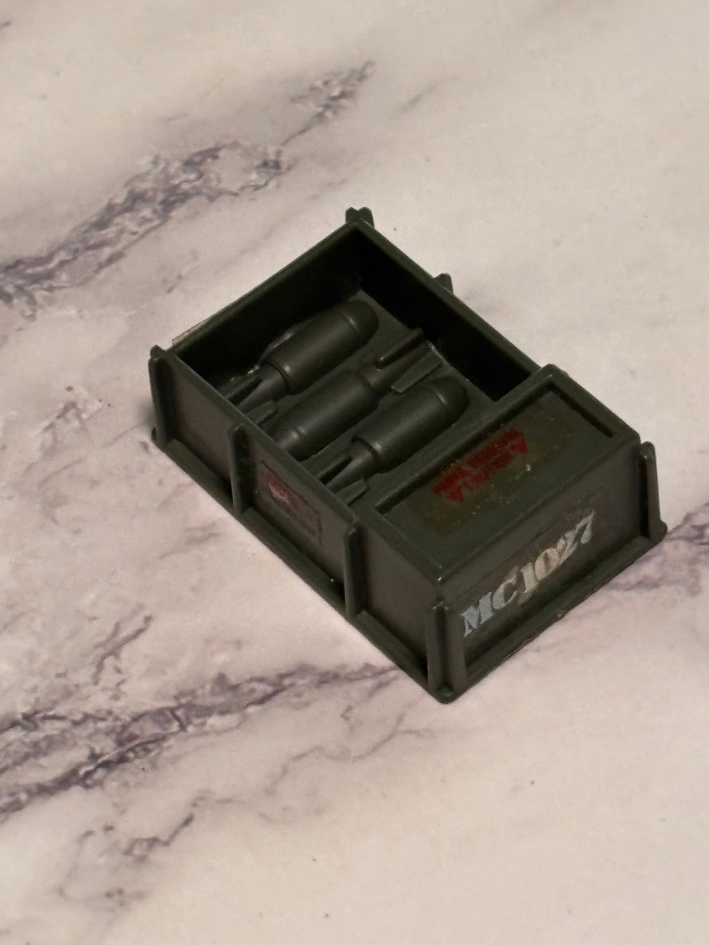 GI Joe Forward Observer Unit Ammo Box Crate Vehicle Part ARAH 1984