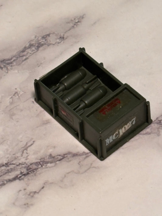 GI Joe Forward Observer Unit Ammo Box Crate Vehicle Part ARAH 1984